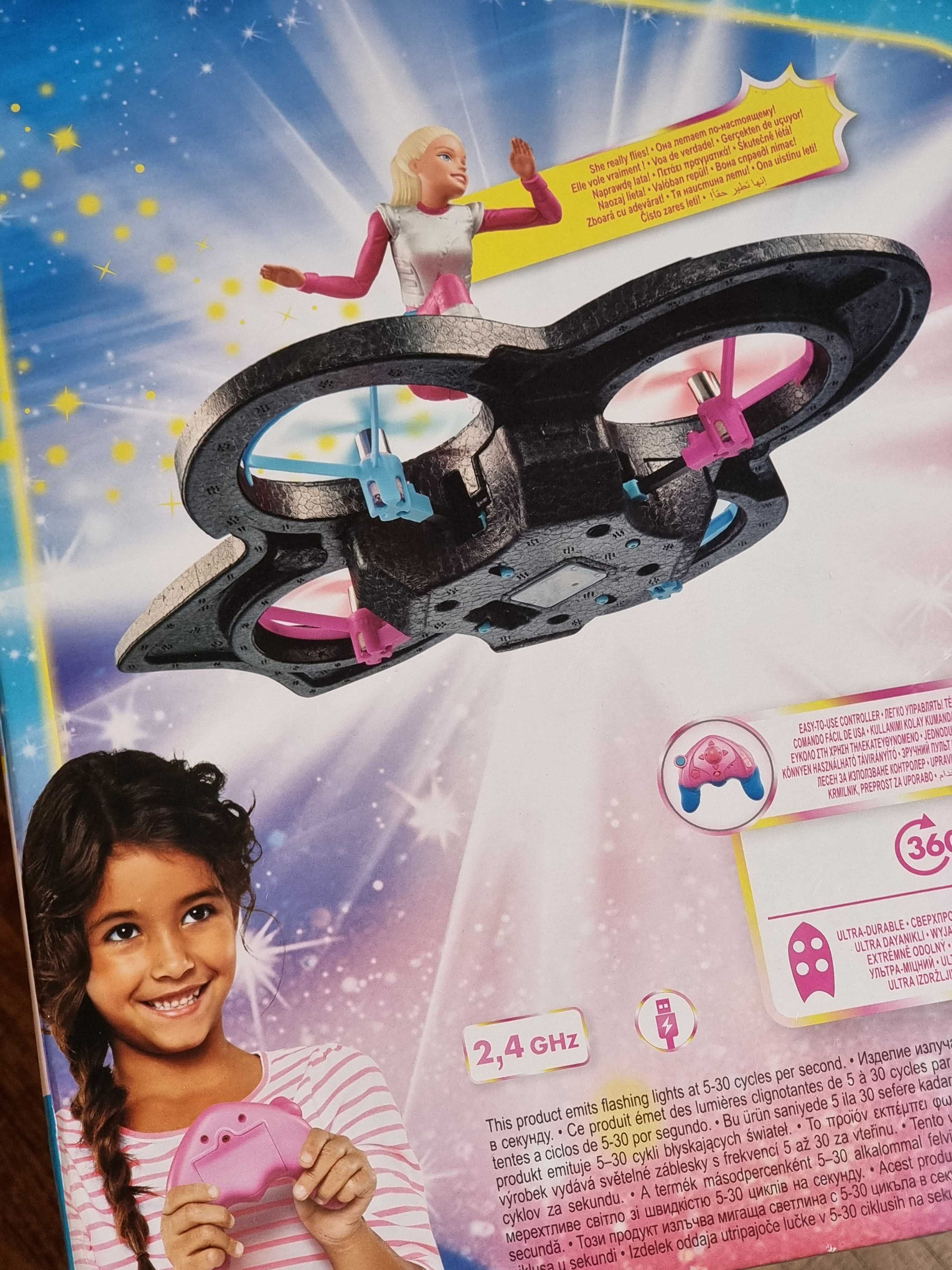POŁOWA CENY! Dron zabawka Barbie Gwiezdna Przygoda sterowana latająca.