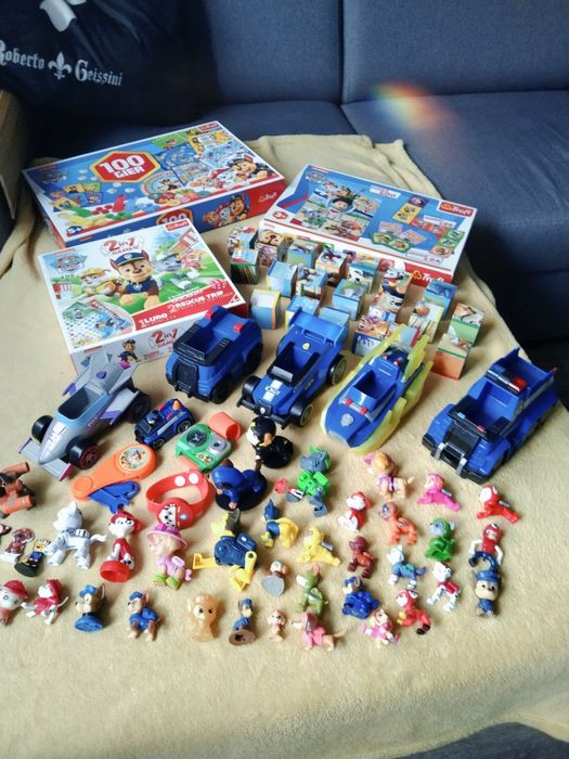 Psi patrol figurki autka pojazdy