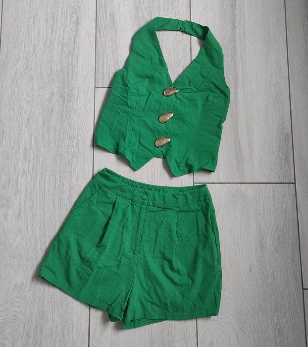 Komplet jak nowy marynarka i spodenki S 36