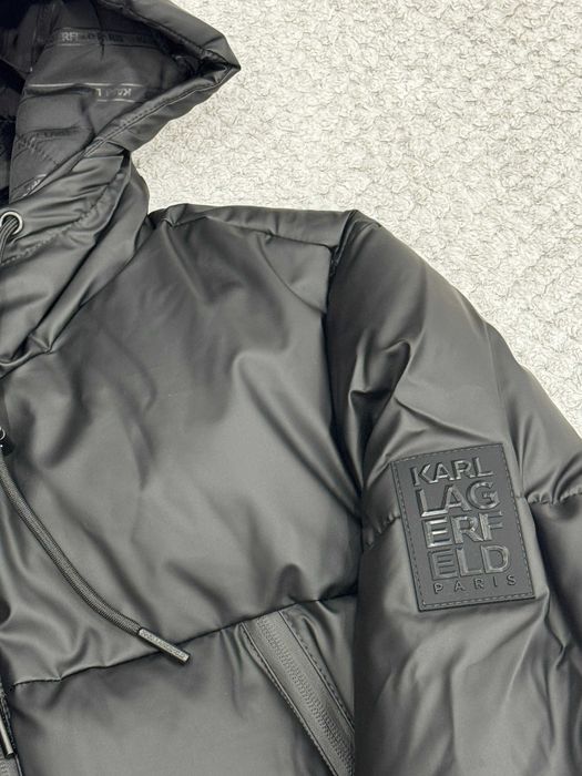 Пуховик Karl Lagerfeld, новий чорний, зимова куртка, розмір ХЛ,XL