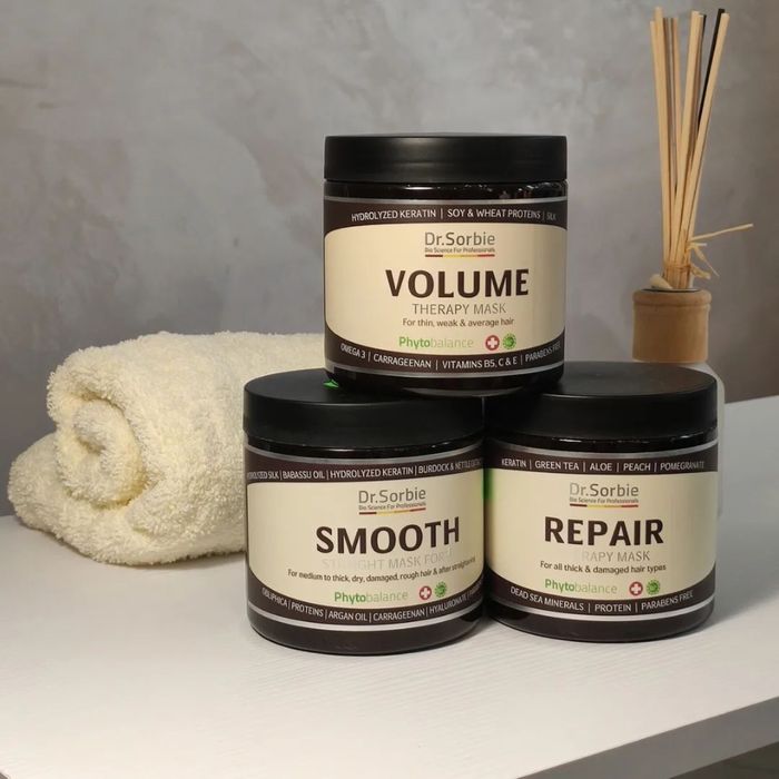 Dr. Sorbie маски для волосся розлив ціна від 270 грн!