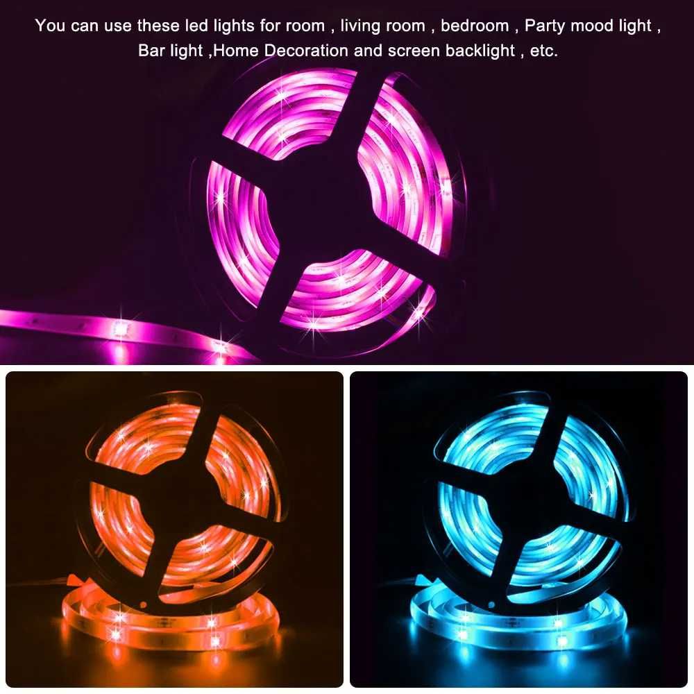 Fita LED RGB inteligente WiFi/Comando & Alexa/Google Assistant