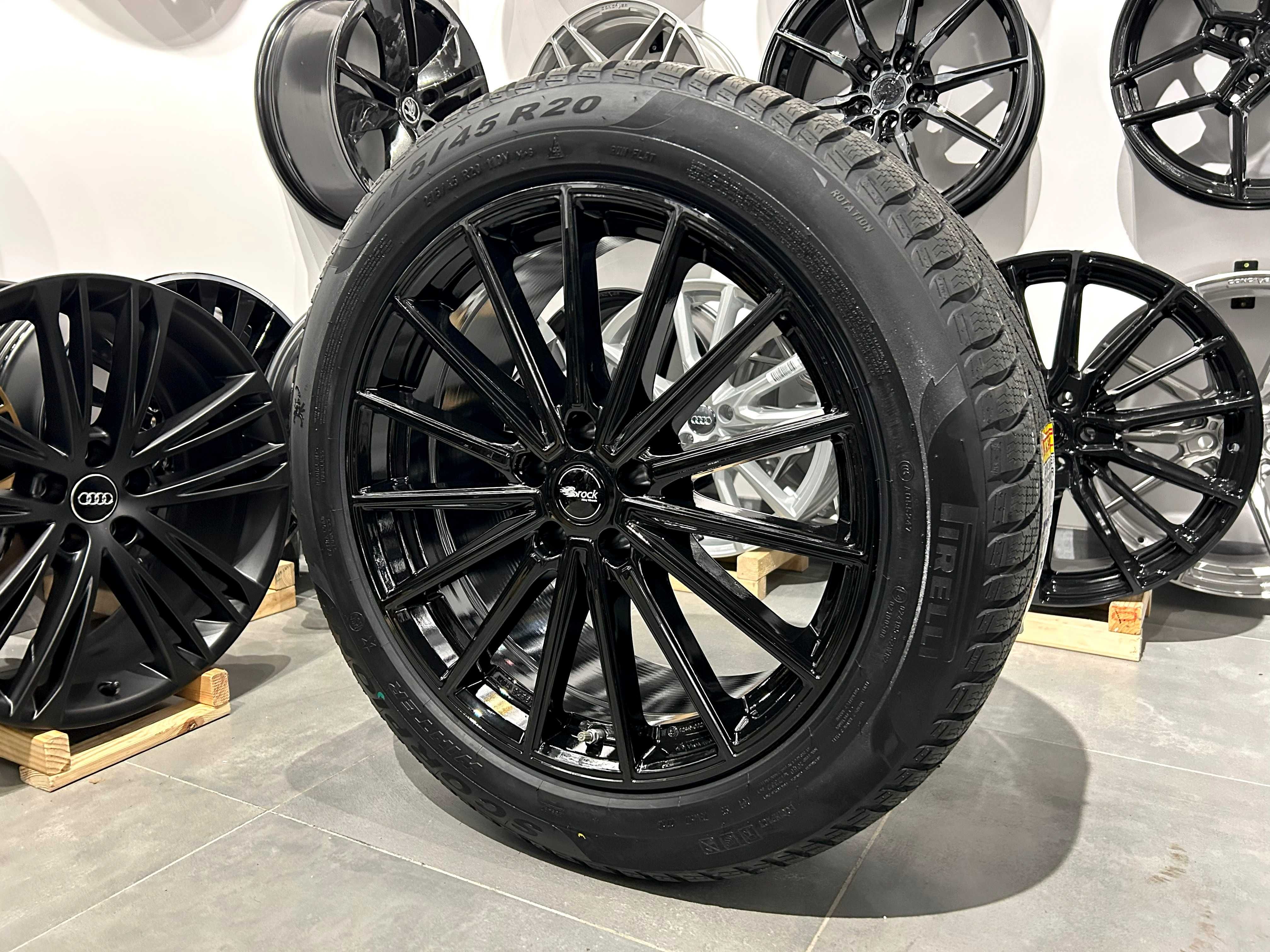 Koła zimowe 20 5x112 ET35 BROCK BMW X5 G05 G18 X6 G06 TPMS RunFlat
