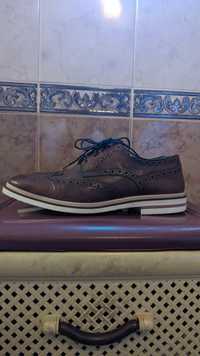 Мужские туфли коричневые S•M•H shoes