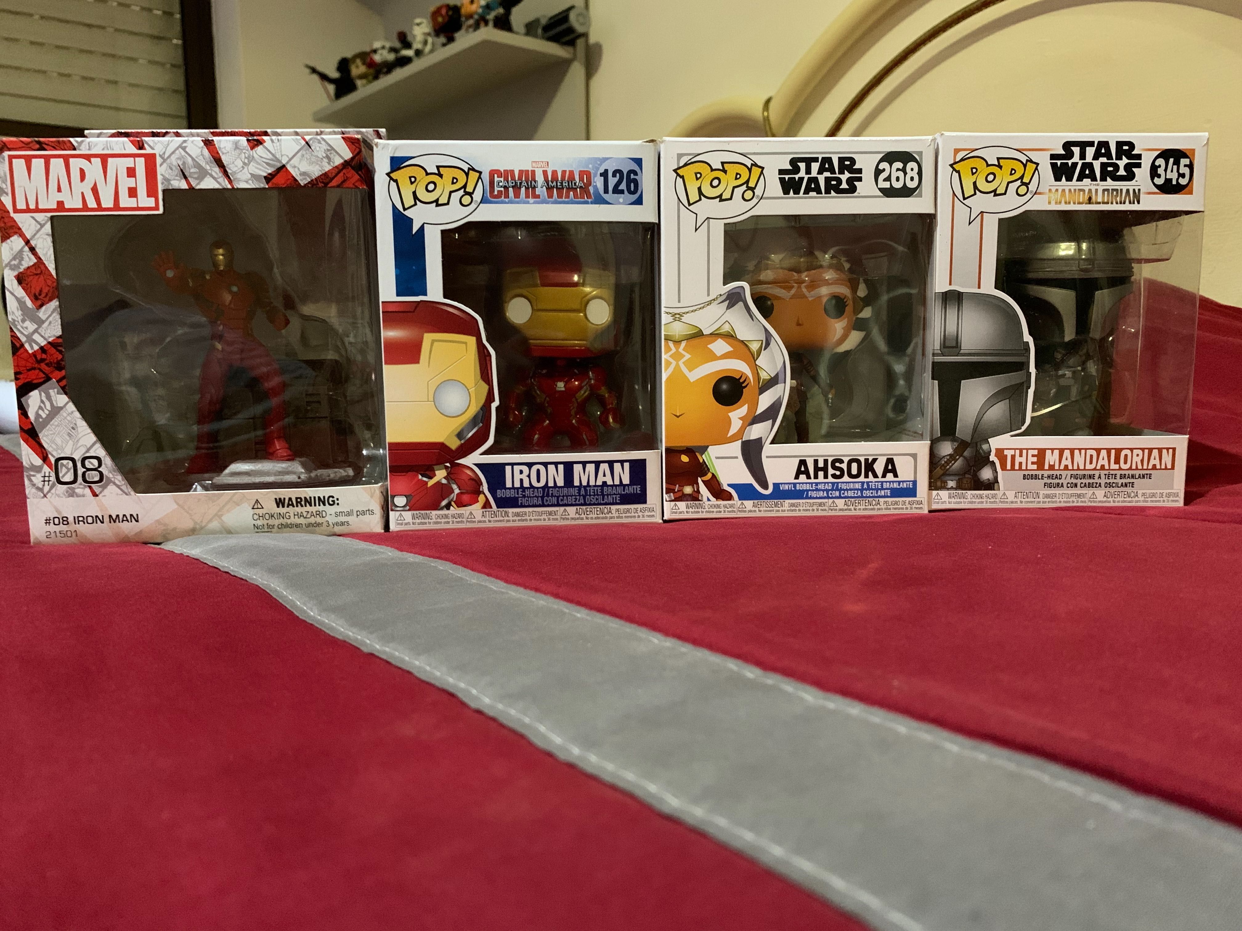 Pops de Star Wars e Marvel