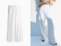 Spodnie dżinsowe 36 nowa Wide Ultra High Jeans białe PROMOCJA DIVIDED