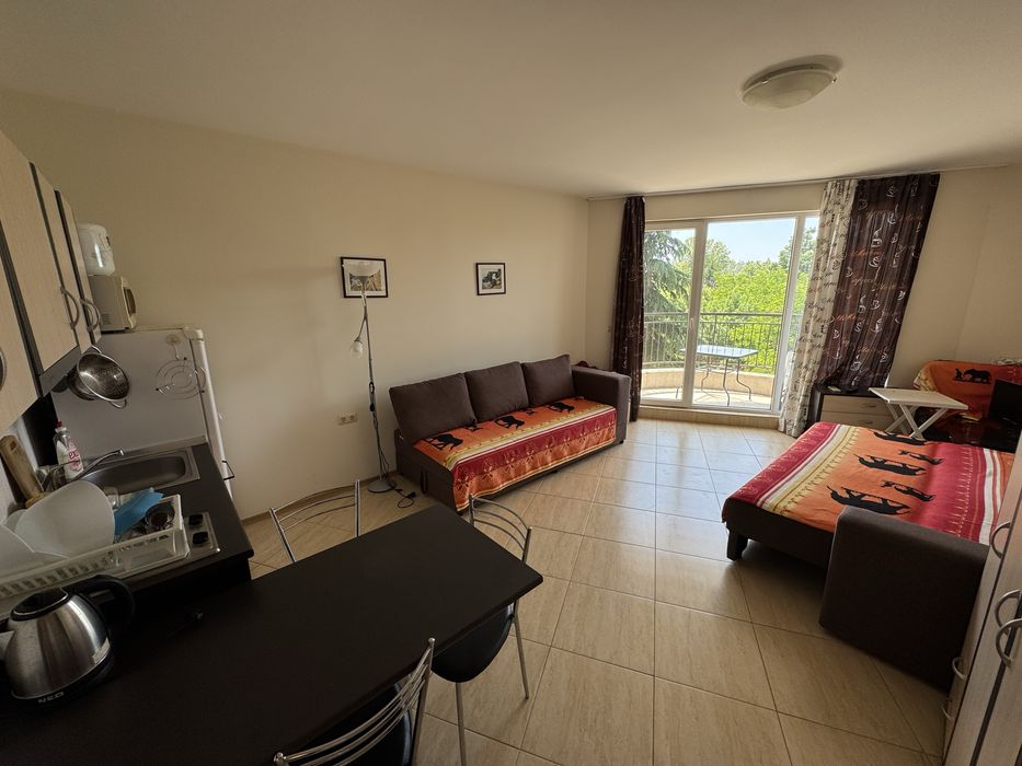 Студия с видом на море, Ахелой, Солнечный берег, Несебр, Болгария