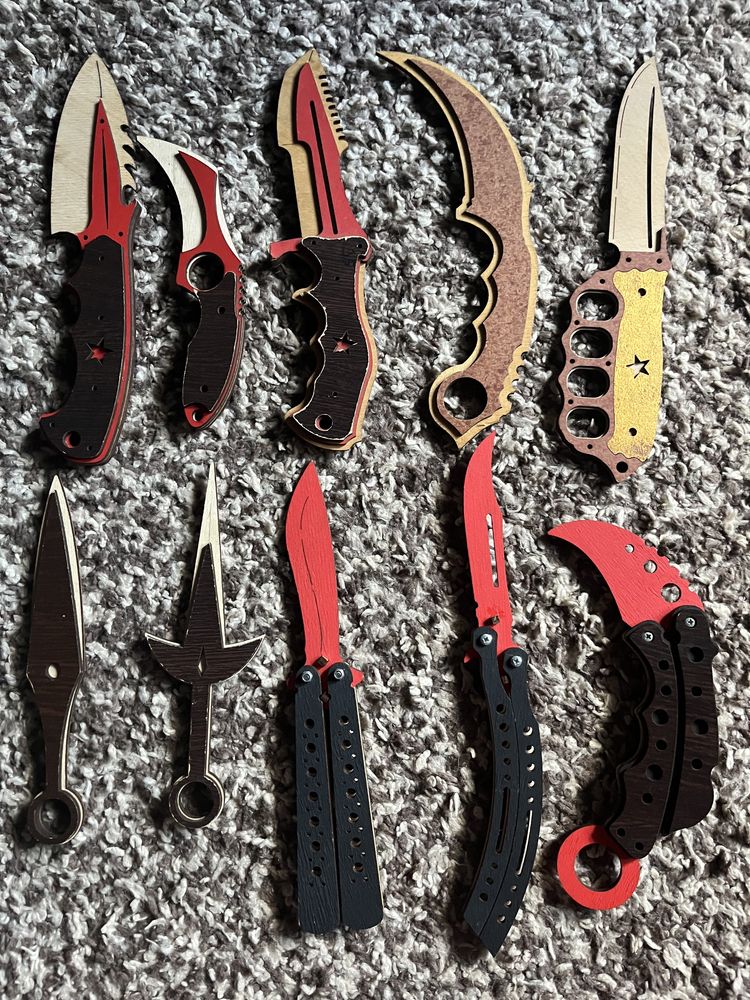 Набор деревянных ножей 10 штук
