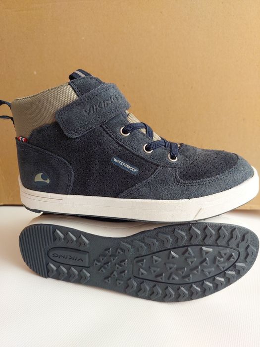 Демісезонні черевики високі кросівки снікерси Viking Samuel Mid WP Jr.