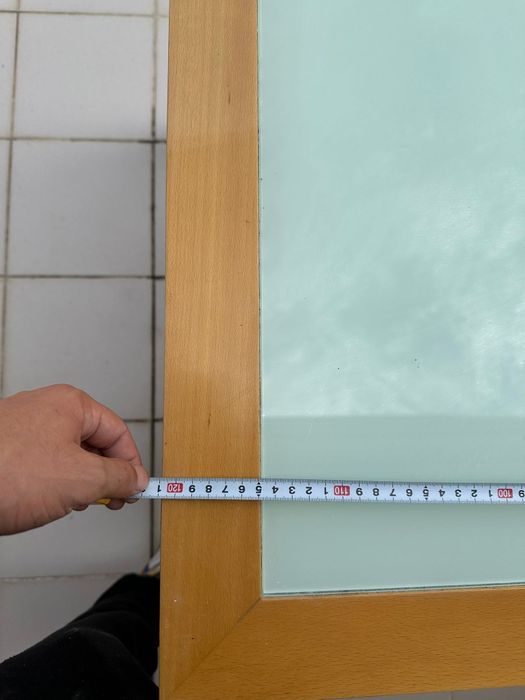 Mesa de madeira extensível