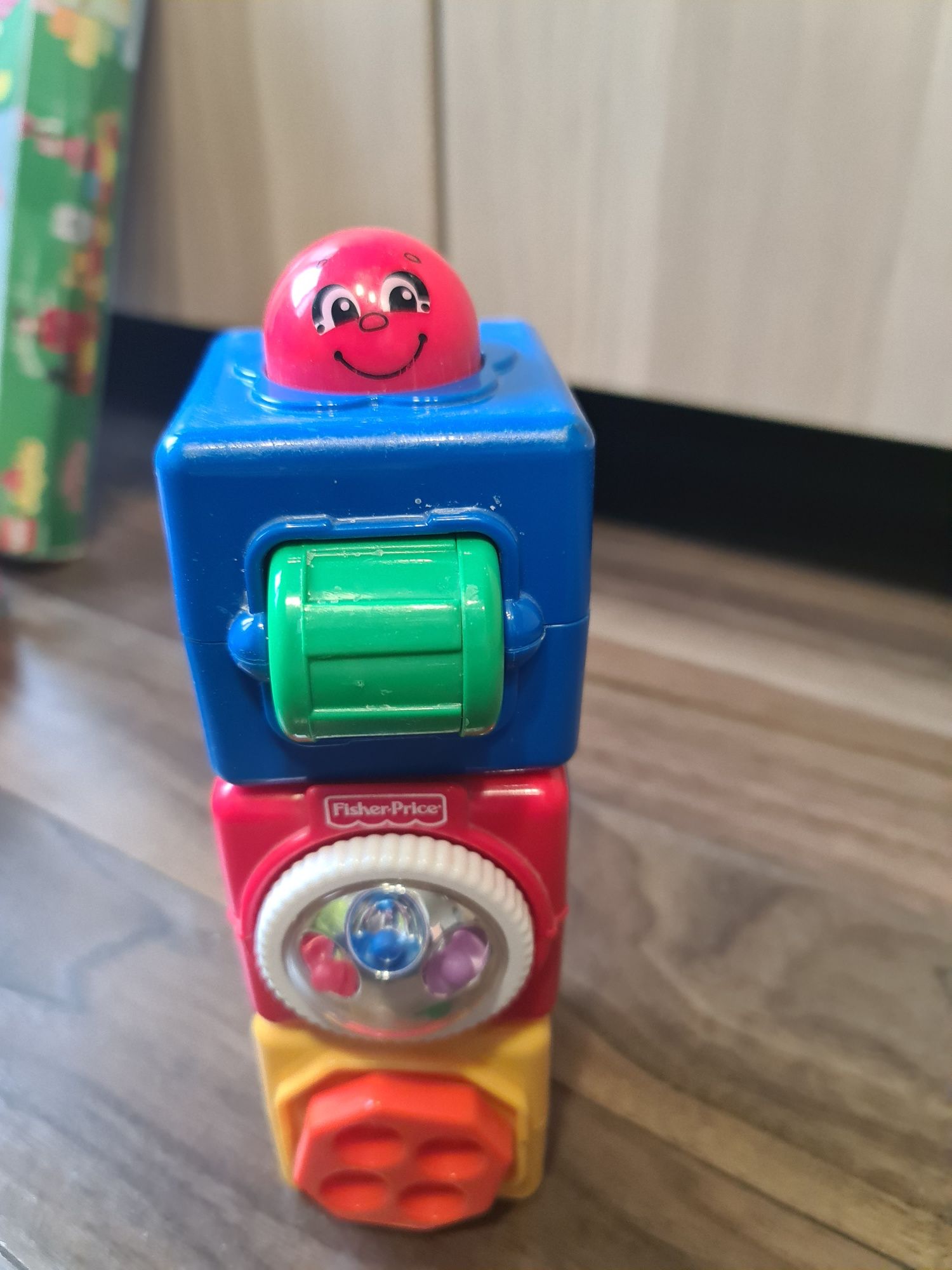 Fisher-Price, Aktywne klocki manipulacyjne, zabawka edukacyjna