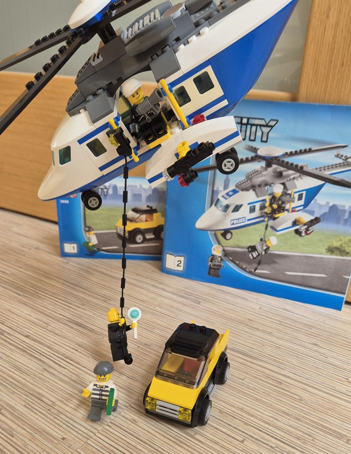 Lego City helikopter policyjny policja złodziej 3658