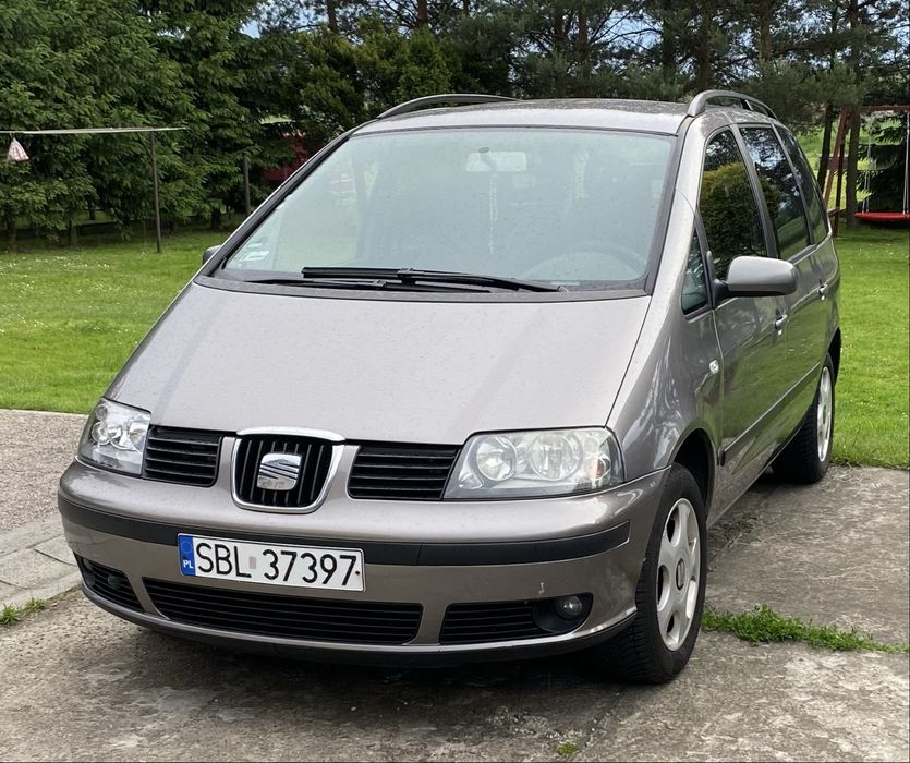 Seat Alhambra 1.8 Turbo 150 KM z instalacją gazową. Niski przebieg.