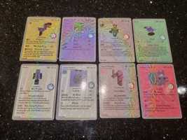 8szt NOWE karty Minecraft Trading Card Game Healer Zephyr Zombie Pigma