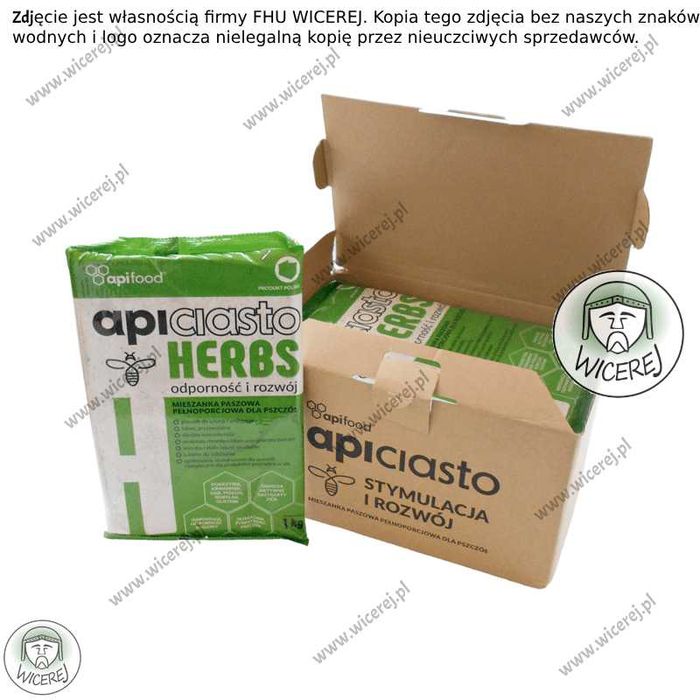 Ciasto Apifood Herbs ApiCiasto 10KG PORCJOWANE 10x1kg ziołowe