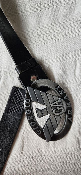 Pasek Armani piękny dwustronny giorgio  ea7 emporio 109cm