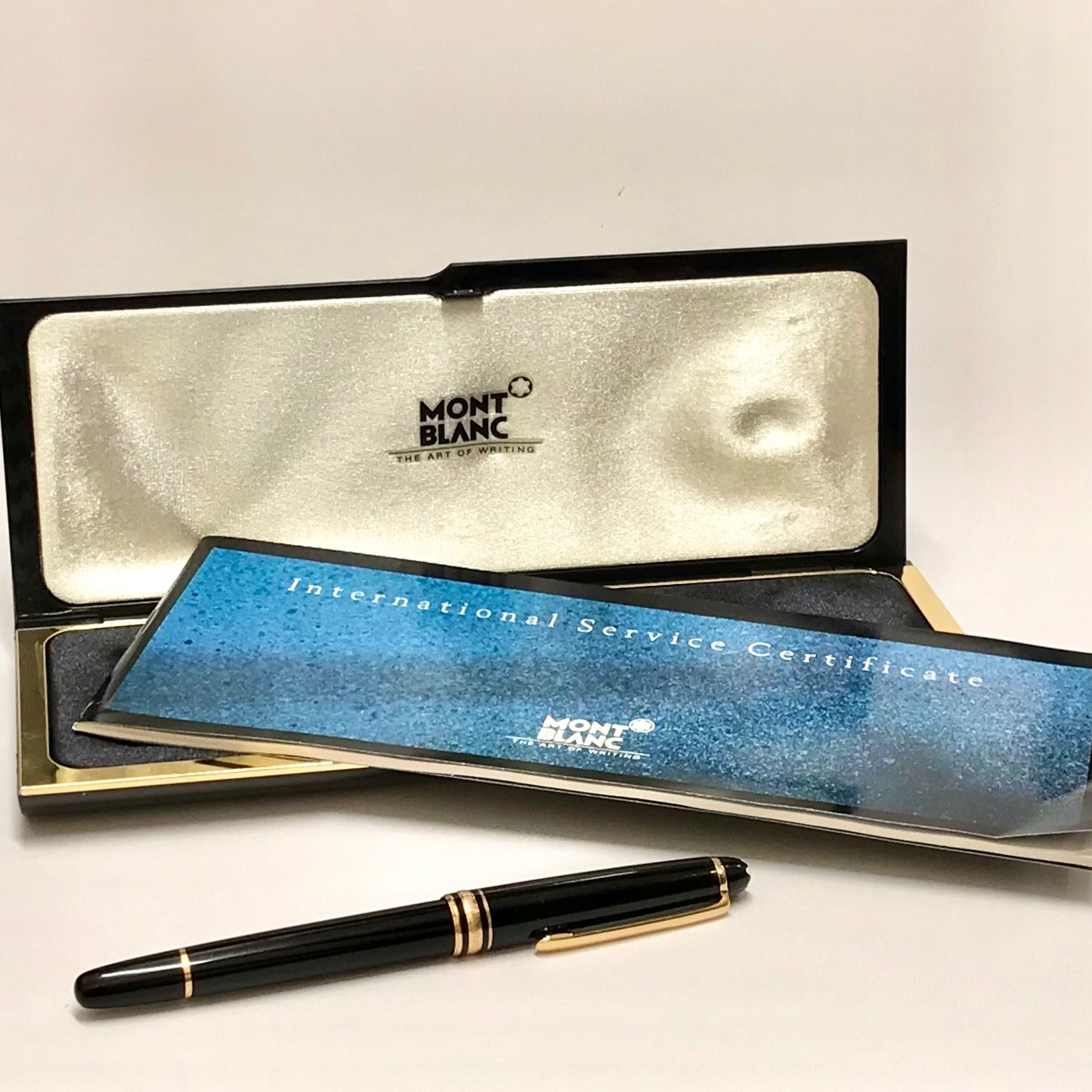 MONTBLANC MeisterStück 163 Classique GOLD pióro kulkowe ORYGINAŁ kompl