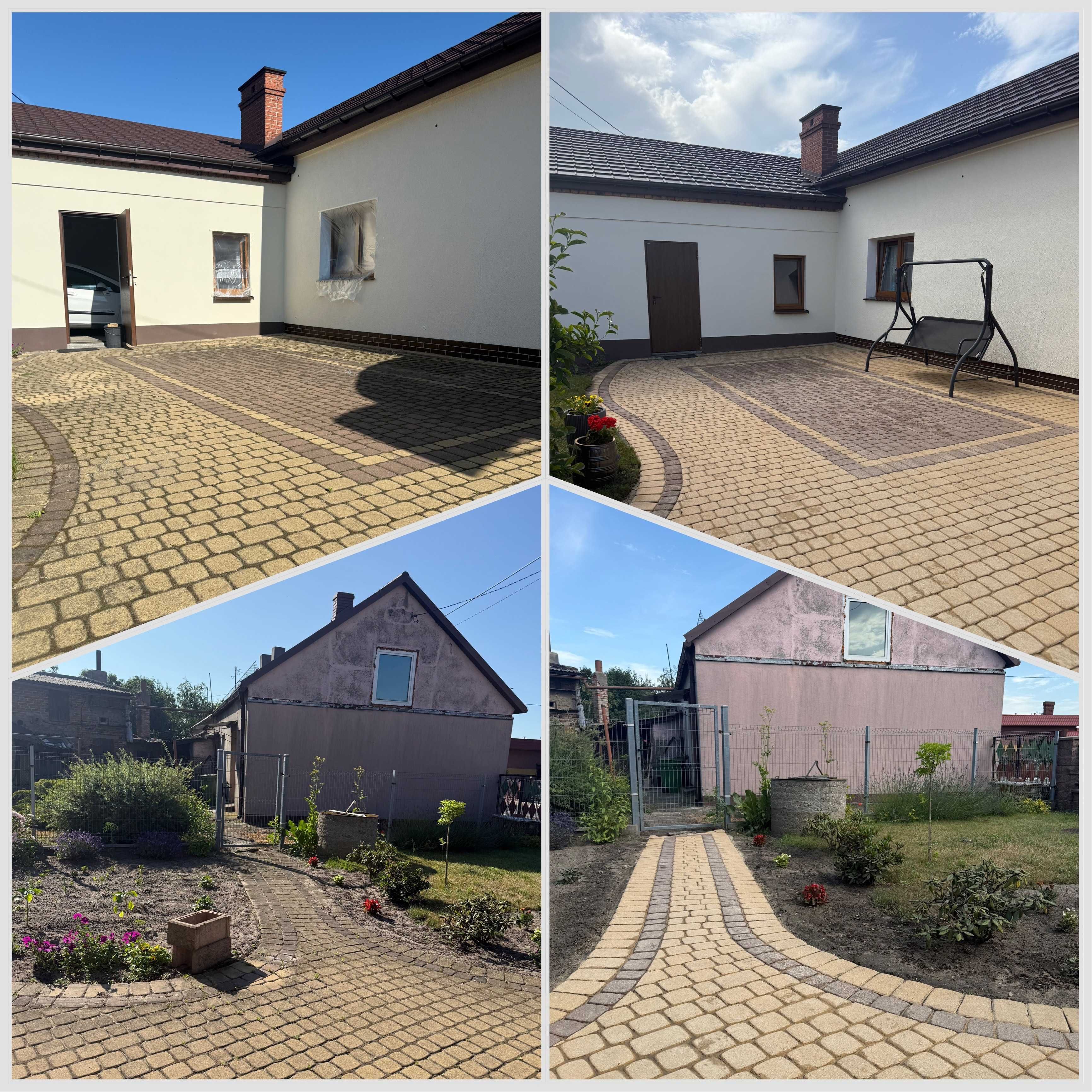 Mycie ciśnieniowe kostki oraz elewacji - Mi-Wash
