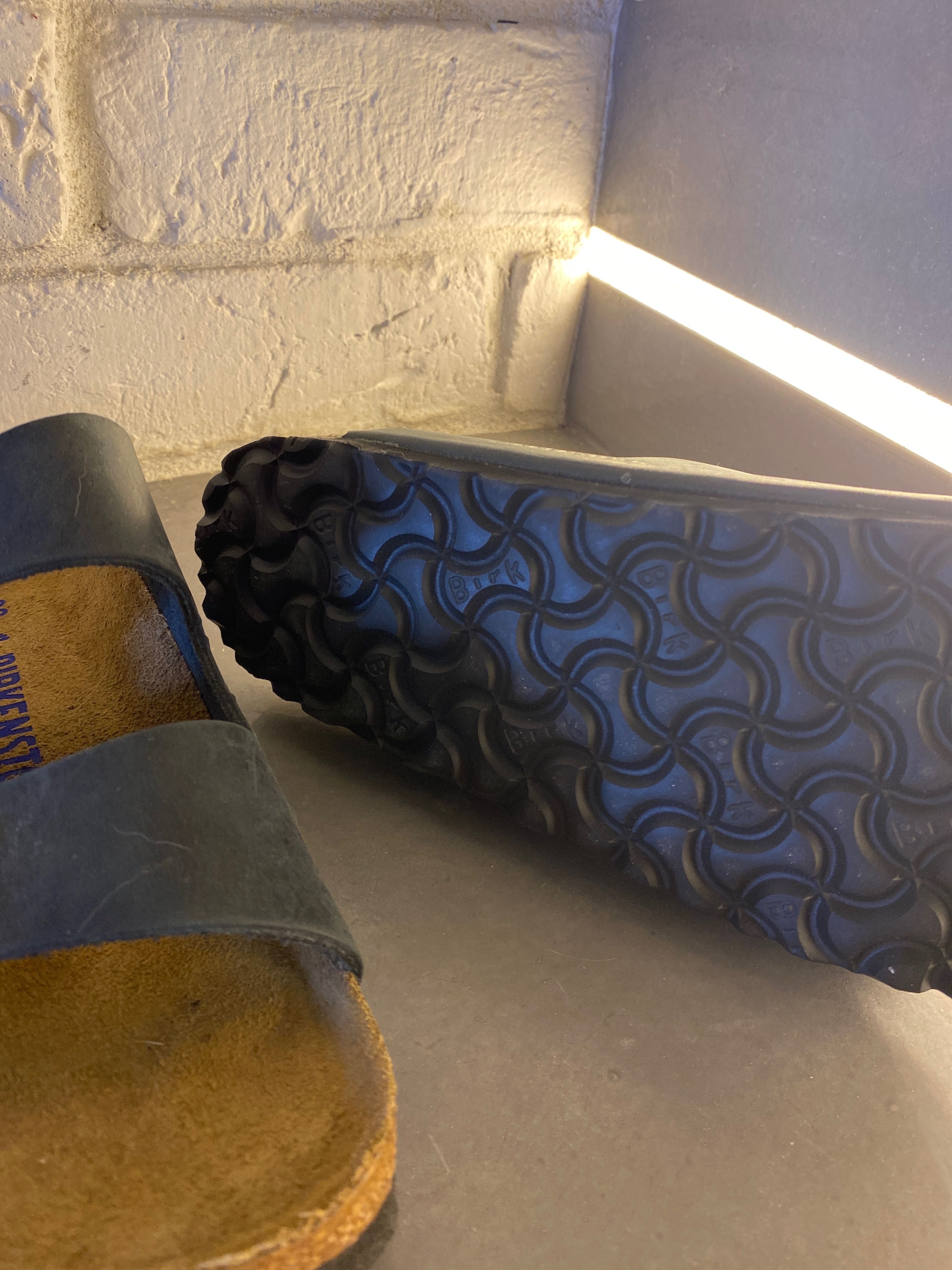 Skórzane klapki Birkenstock
