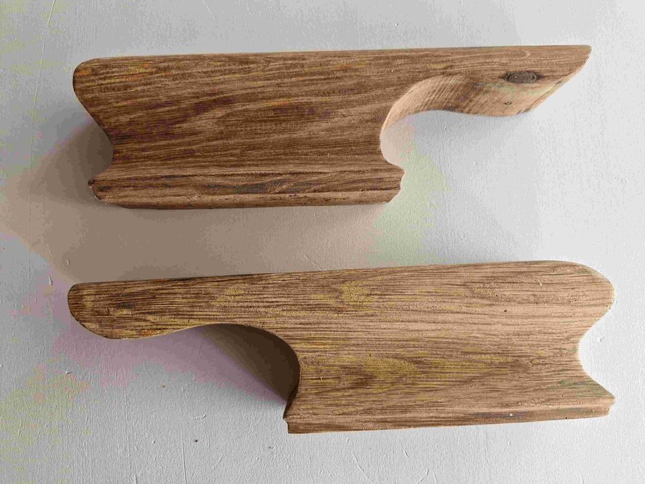 drewniane nogi do komody retro, vintage