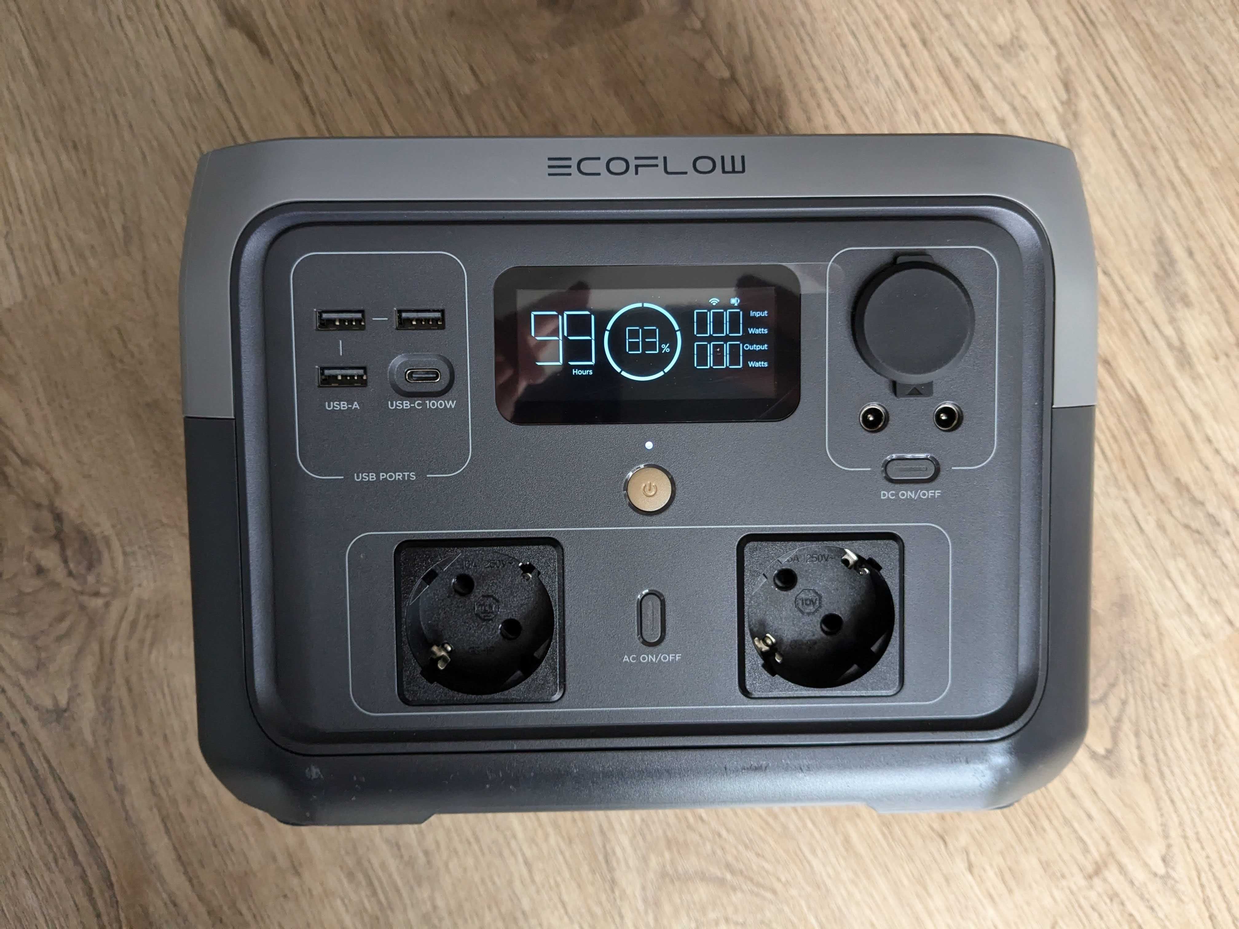 Зарядна станція EcoFlow RIVER 2 Max / 500 Вт / 512 Вт⋅год / EU