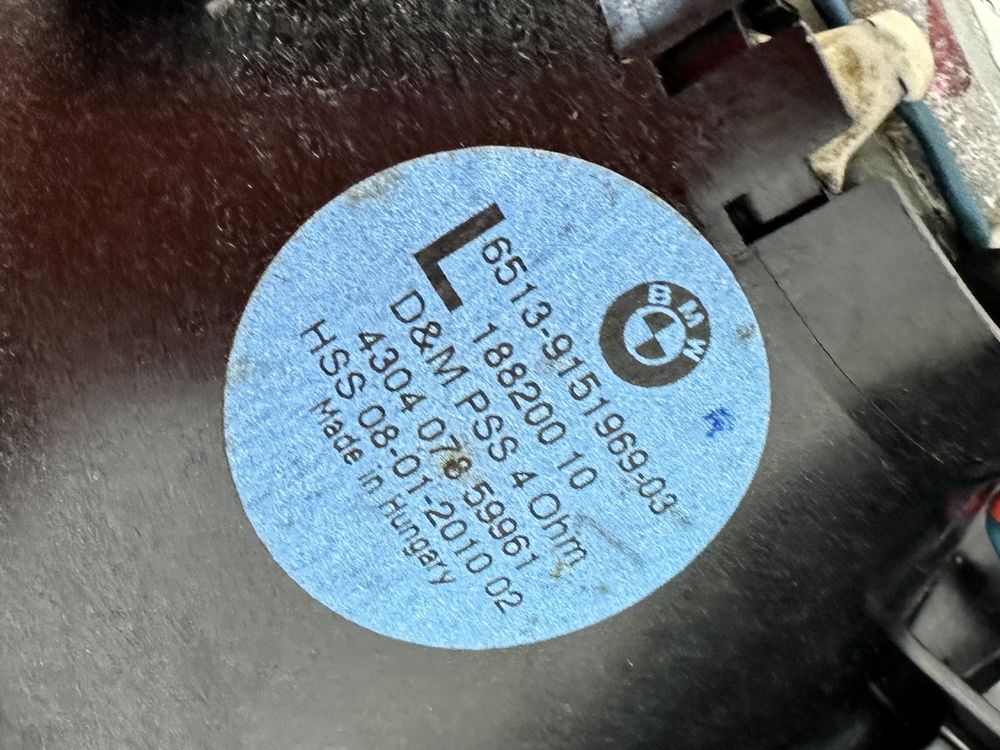 Bmw 7 głośnik wyskotonowy tylnej półki prawy lewy F01 F02