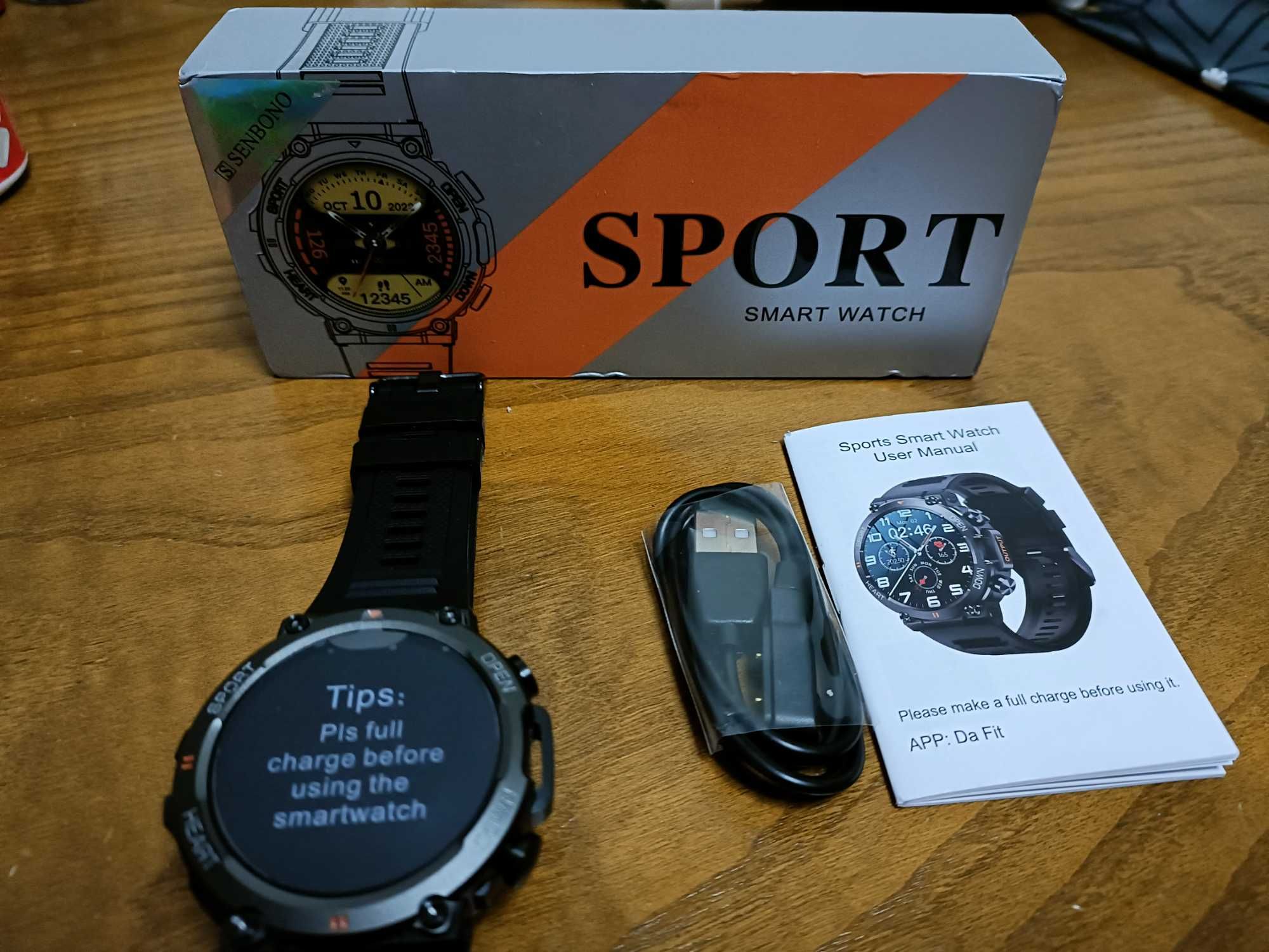 Smartwatch desportivo antichoque Novo