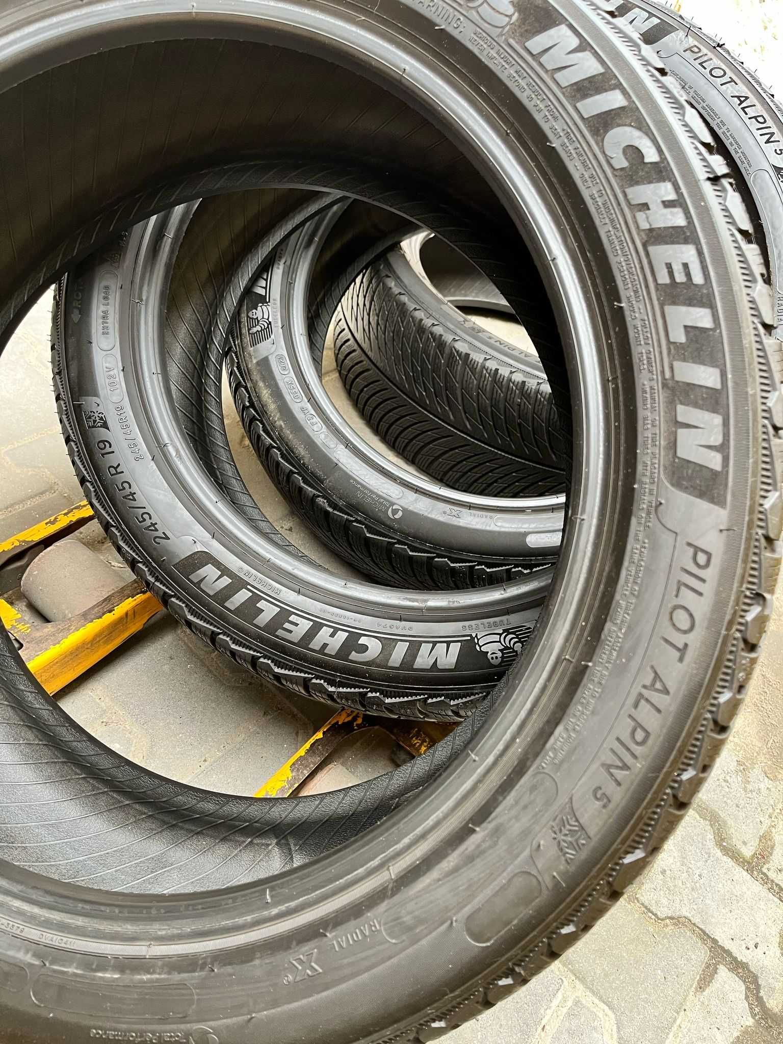 Opony zimowe 4x Michelin Pilot Alpin 5 245/45 R19 102V XL DOT21 #3562