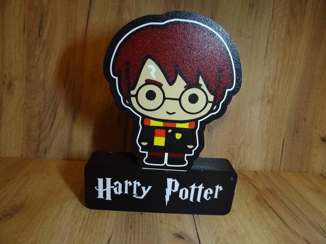 Lampa Kolor LED na pilota Harry Potter - kolorowe iluminacje! Neonki3D