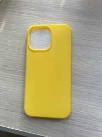 Чохол Айфон 13 про жовтий cover IPhone 13Pro yellow