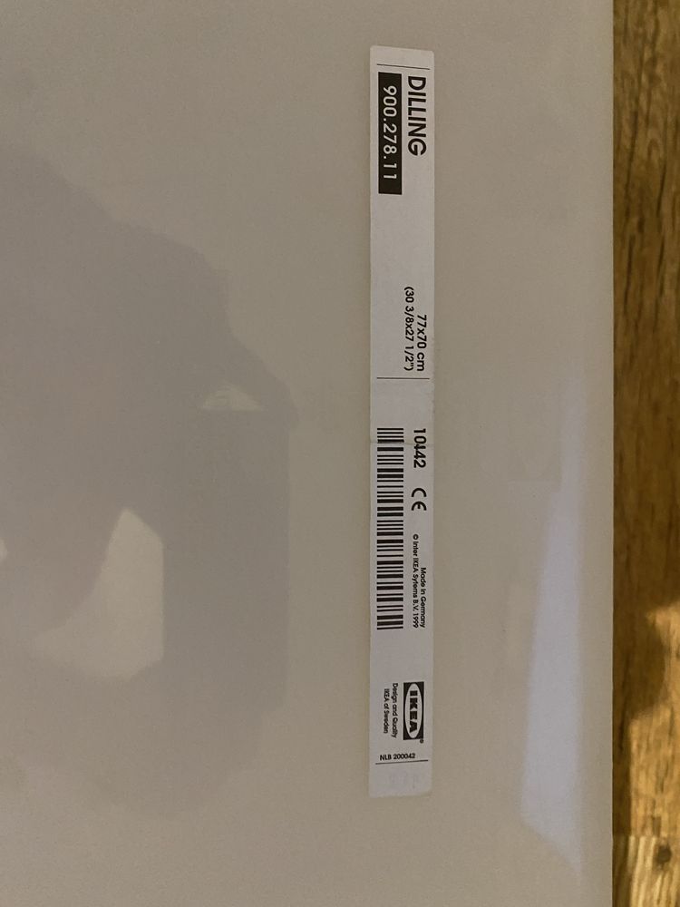 Pojemnik przezroczysty Ikea Dilling 70x77x20 cm