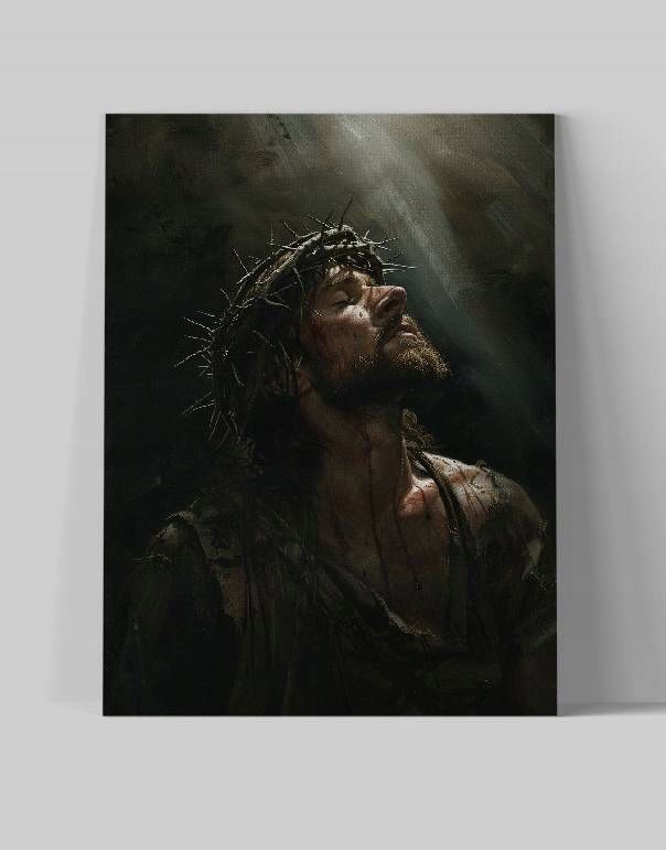 Obraz na płótnie Jezus Chrystus w koronie cierniowej 75x100