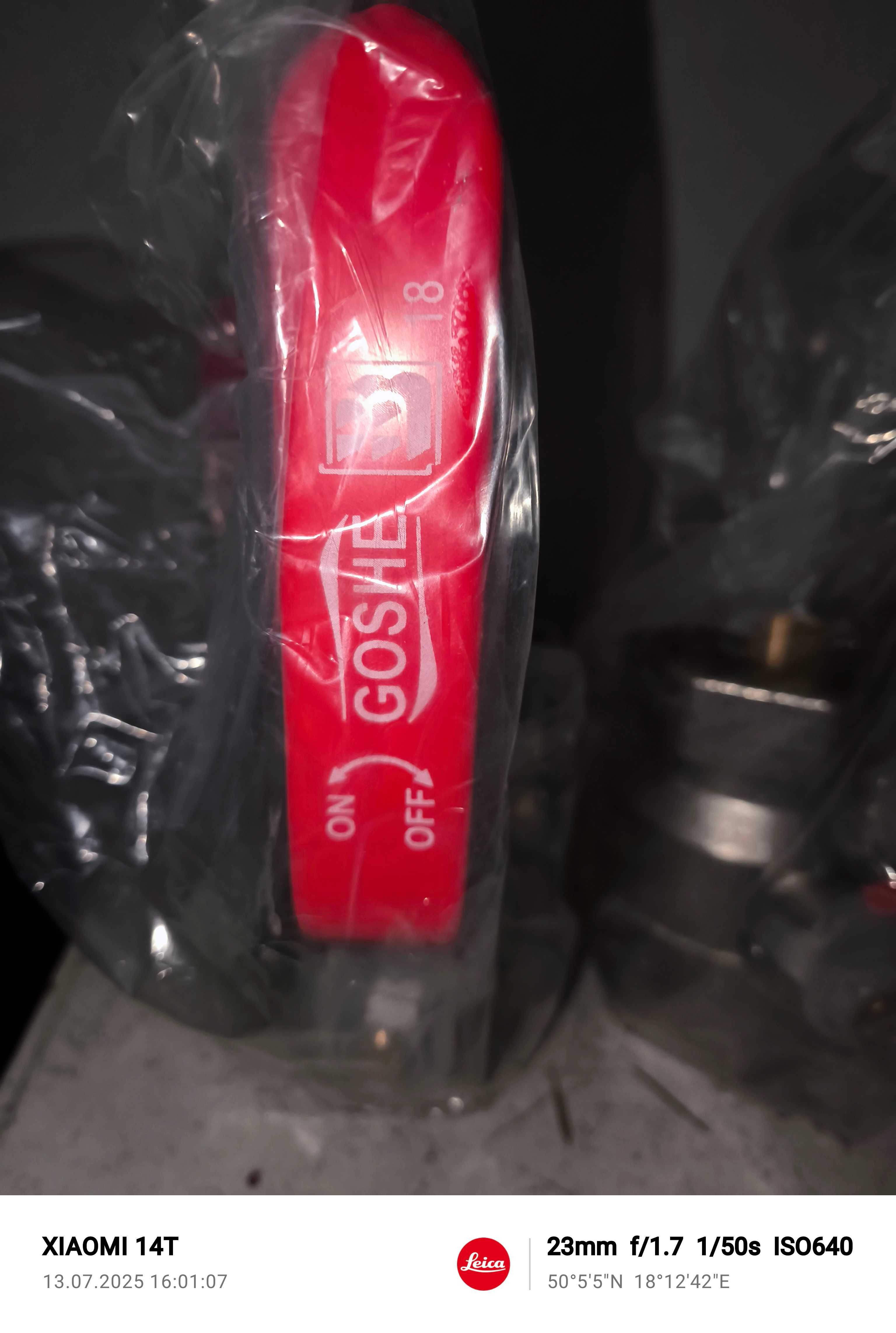 Zawory kulowe wodne 36sztuk Goshe 1/2"-1"-5/4"-1,5",2"