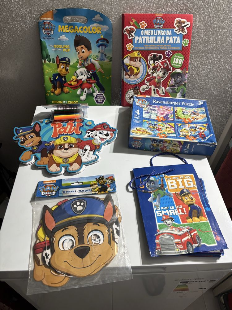 Conjunto de brinquedos Patrulha Pata