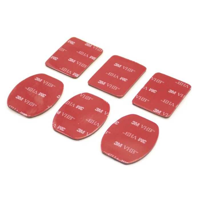 3М скотч набор 6шт для прямых и изогнутых платформ площадок GoPro