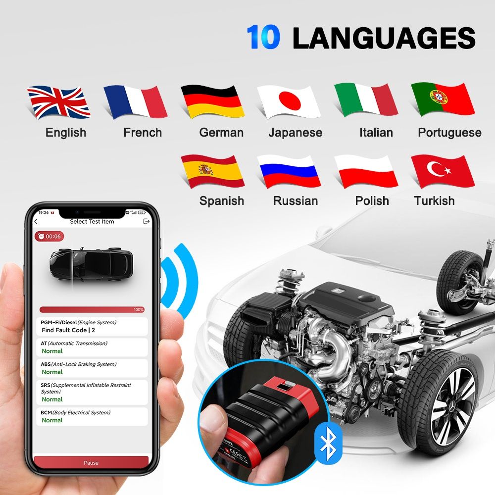 Автосканер 2025 Thinkcar Thinkdiag Mini для Android, IOS