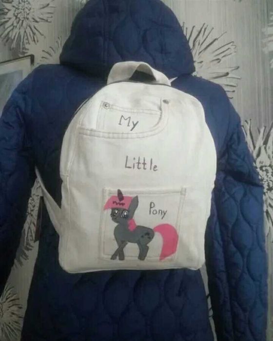 Новый ексклюзивний джинсовый рюкзак ручна робота hand made хенд мейд