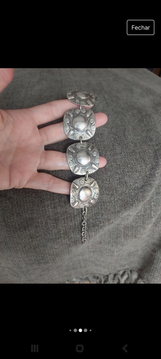 Pulseira de prata