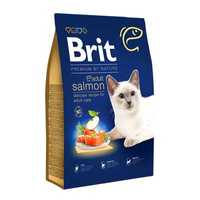 Корм для кошек Brit Premium by Nature Cat Adult Salmon, 8 кг