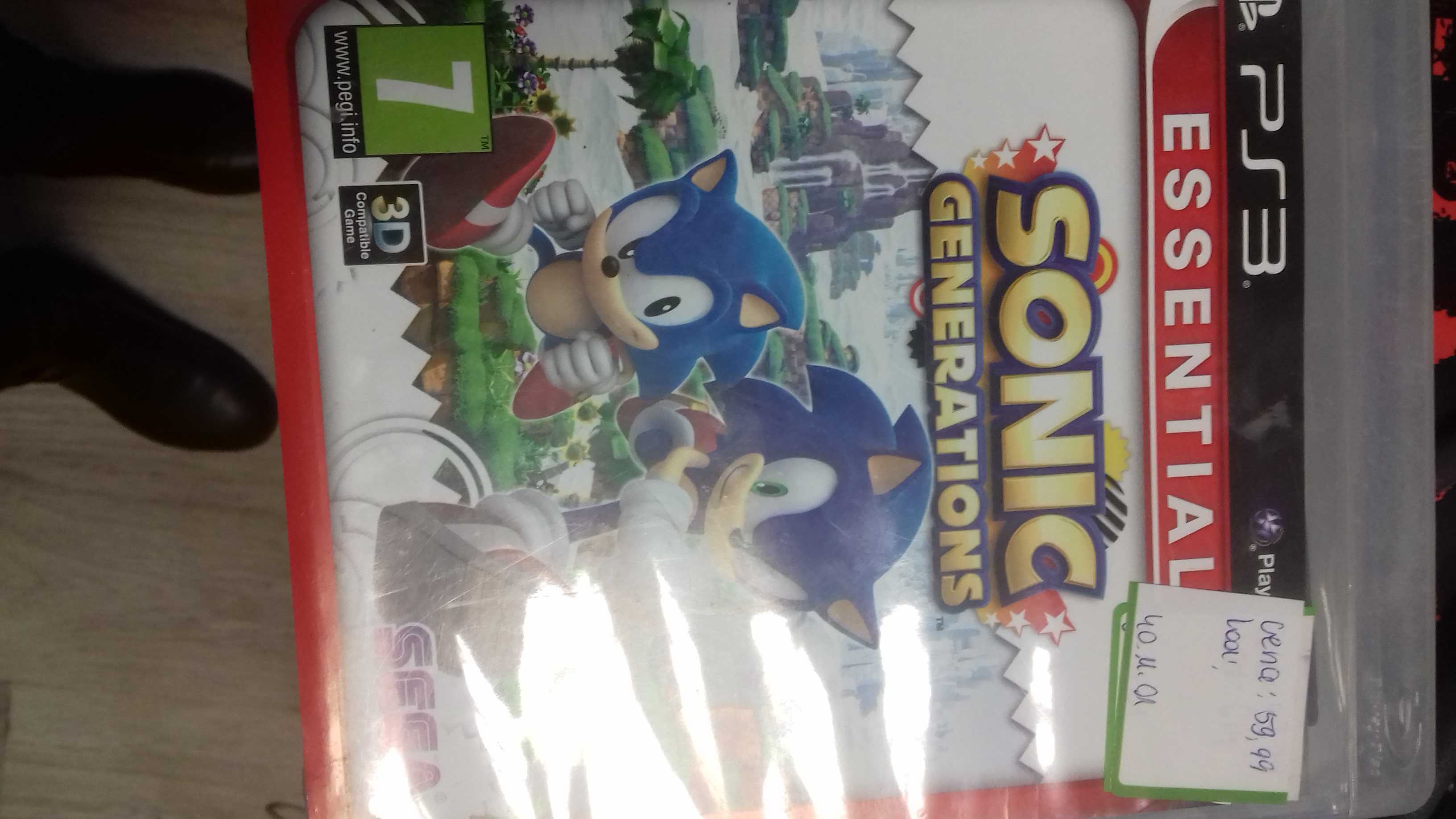 Sonic generations ps3, sklep tychy, WYMIANA