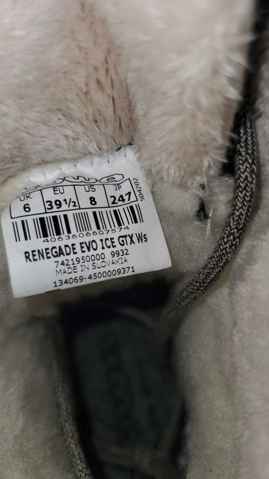 Зимние ботинки LOWA Renegade EVO Ice GTX. Оригинал.  39