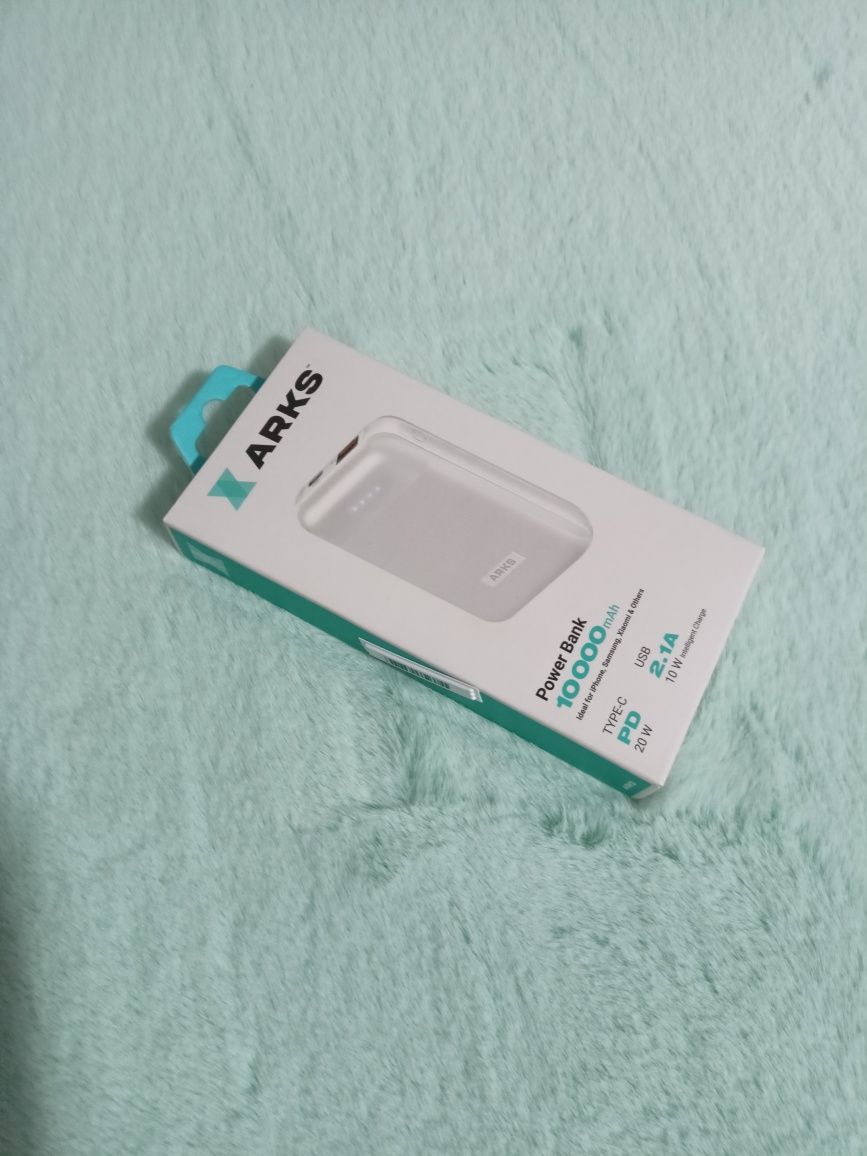 Powerbank ARKS ARBB10000PD20RUW 10000 mAh 20W Biały nowy