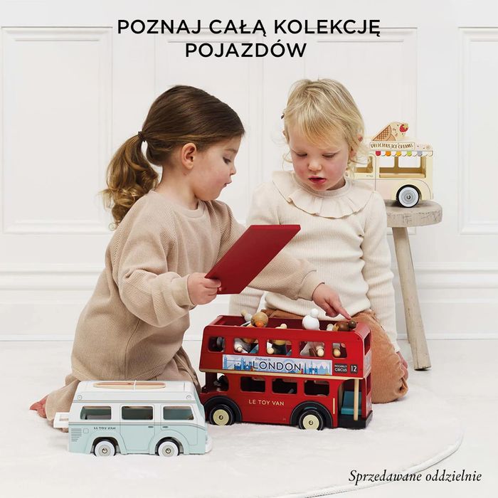 Drewniany samochód retro kawiarnia zabawka dla dzieci sklep kawa LTV