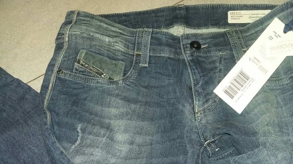 Diesel jeans swarovski już z wysyłką