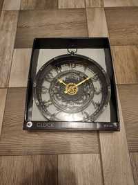 Nowy złoty zegar ścienny retro 27 cm