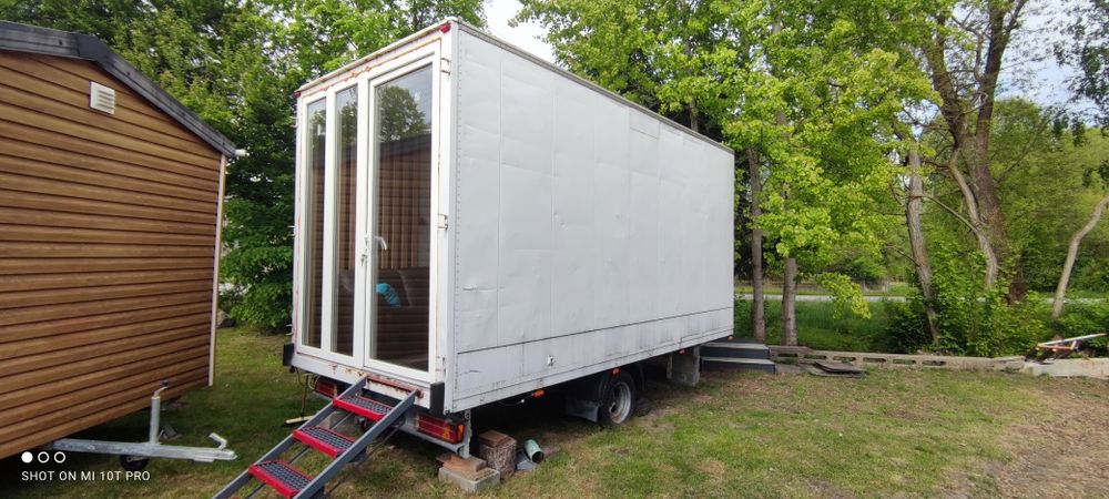 Biuro mobilne kontener 5x2,4 umeblowane Ledy !!! Transport gratis!!!