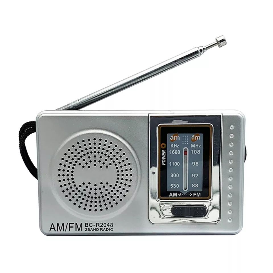 Кишеньковий портативний радіоприймач  AM, FM  діапазонів.