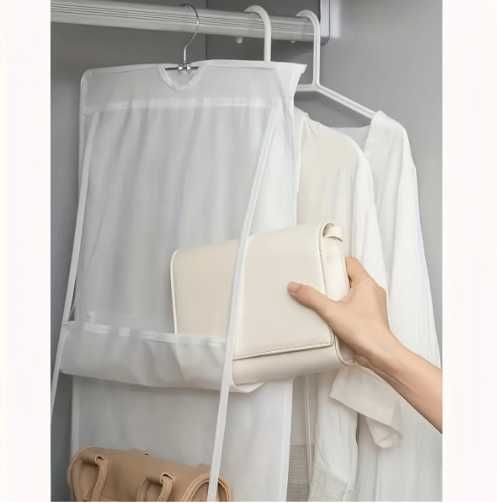 Органайзер для хранения сумок 8 карманов в шкаф