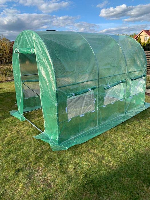 Tunel foliowy szklarnia 2x3x2 m konstrukcja fi 25mm