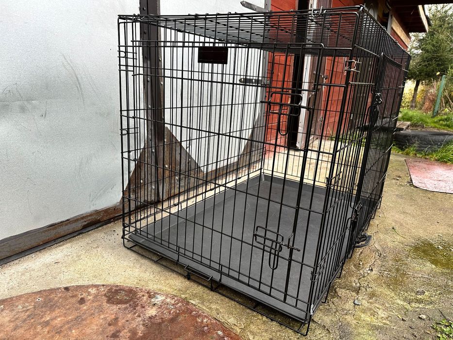 Metalowa Klatka Kennel dla Psa XL 107 x 68,5 x 75 cm